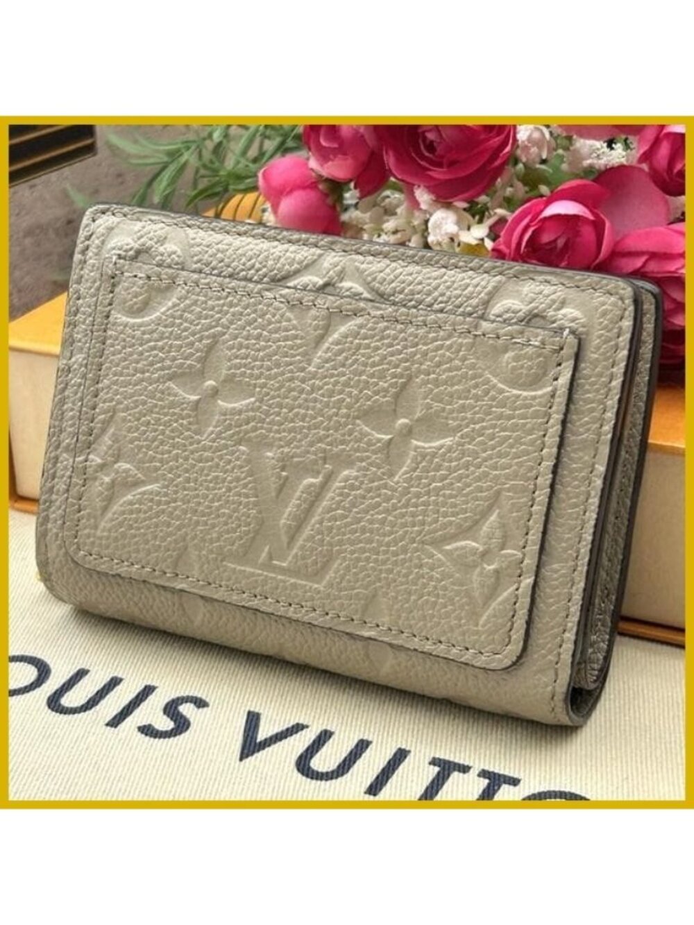 Louis Vuitton Monogram Empreinte Portefeuille Clair Wallet